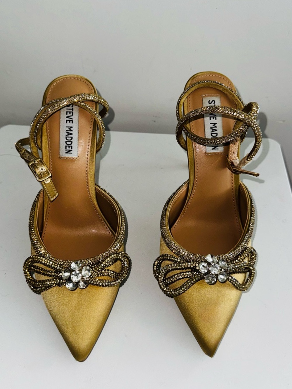 Steve Madden Gold “Viable” Heel